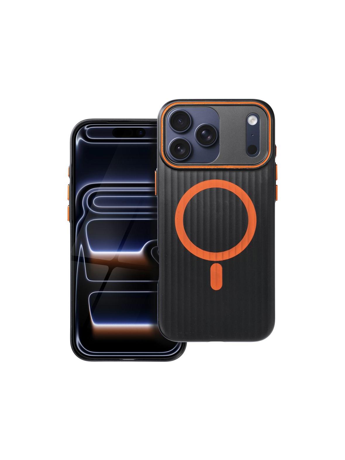 Futerał SIMPLY kompatybilny z MagSafe do IPHONE 17 Pro Max tytan czarny