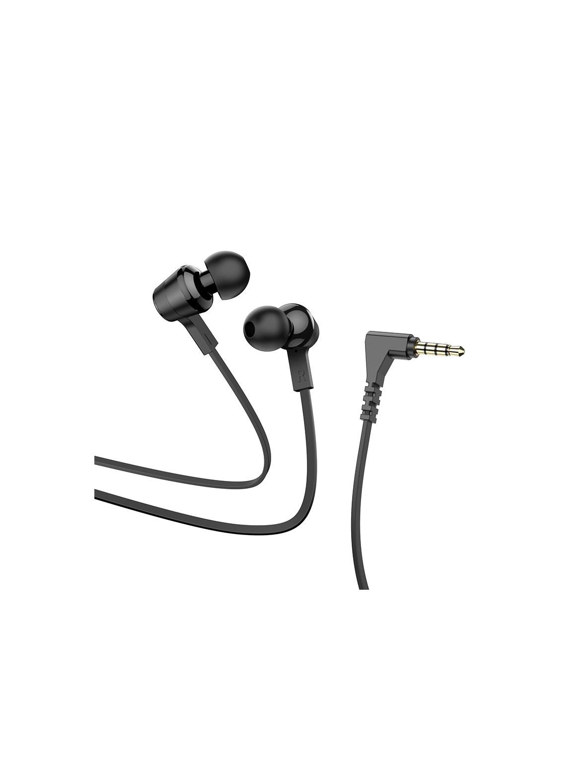 Słuchawki przewodowe douszne Jack 3,5 mm Hoco M86 czarne (SC)