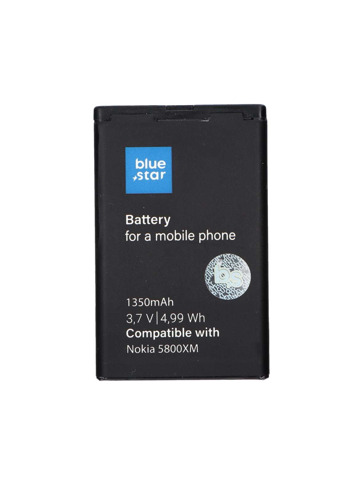 Bateria do Nokia 5800 XM / C3-00 / N900 / X6 / 5230 / Lumia 520 / 525 1350 mAh Blue Star Premium