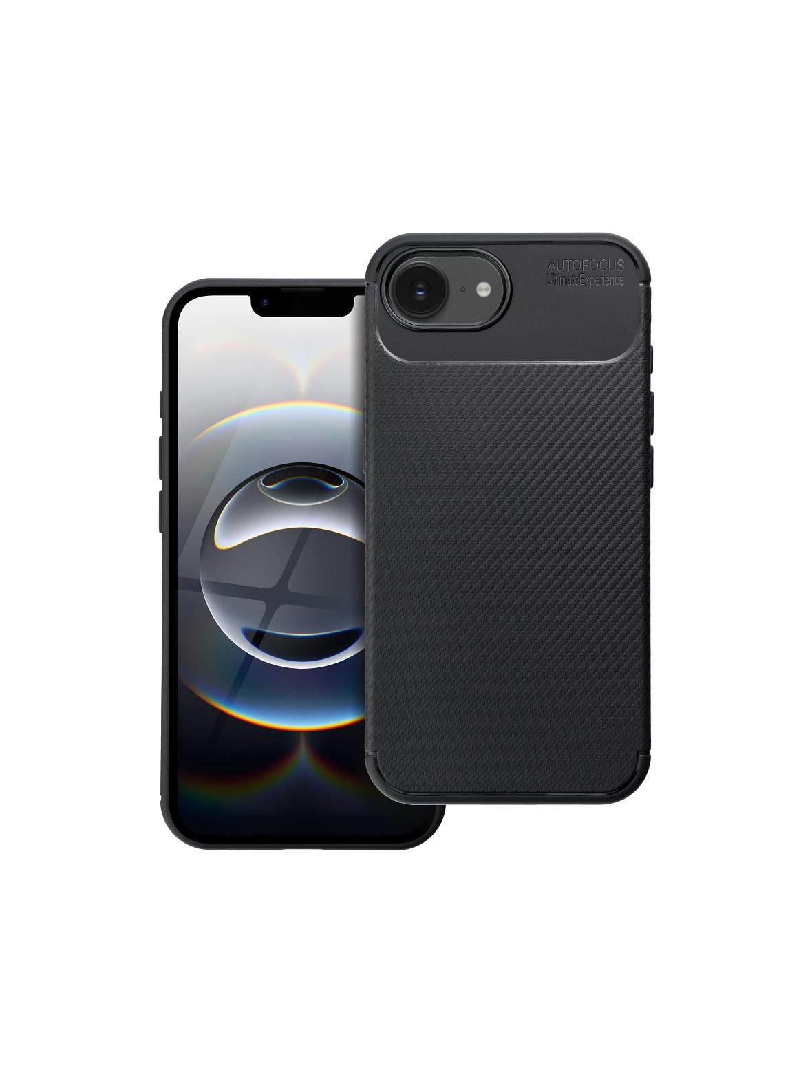 Futerał CARBON PREMIUM do IPHONE 16e (SE 4 2025) czarny