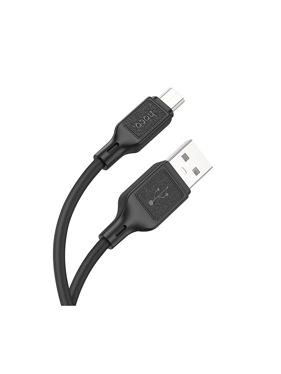 Kabel USB A do Micro USB Hoco 2,4A 1 m X90 czarny