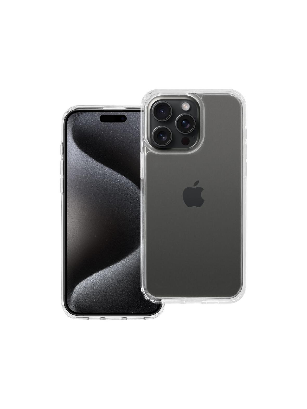 Futerał SUPER CLEAR HYBRID do IPHONE 15 Pro transparentny