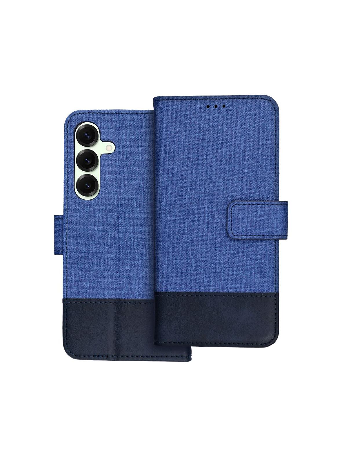 Kabura GOMMA Book do SAMSUNG S25 niebieski