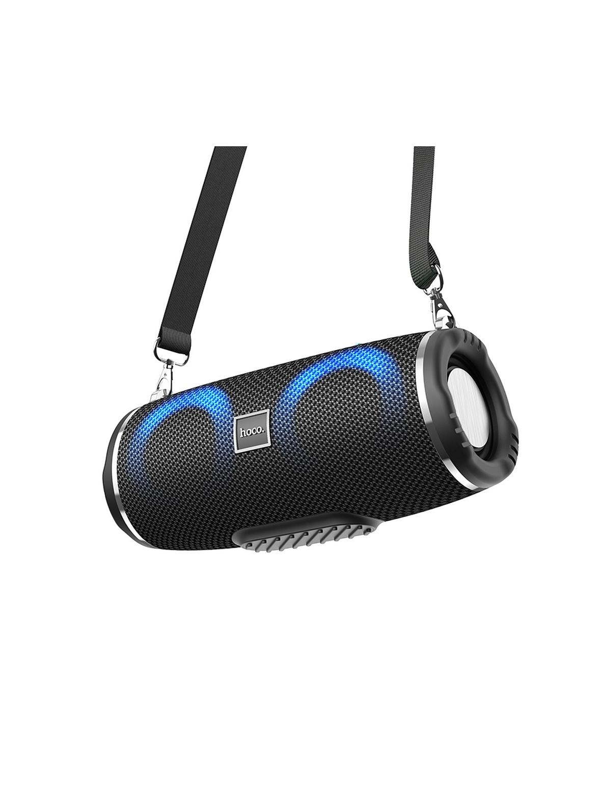 Głośnik bluetooth LED 2 x 5W 2h Hoco HC12 czarny