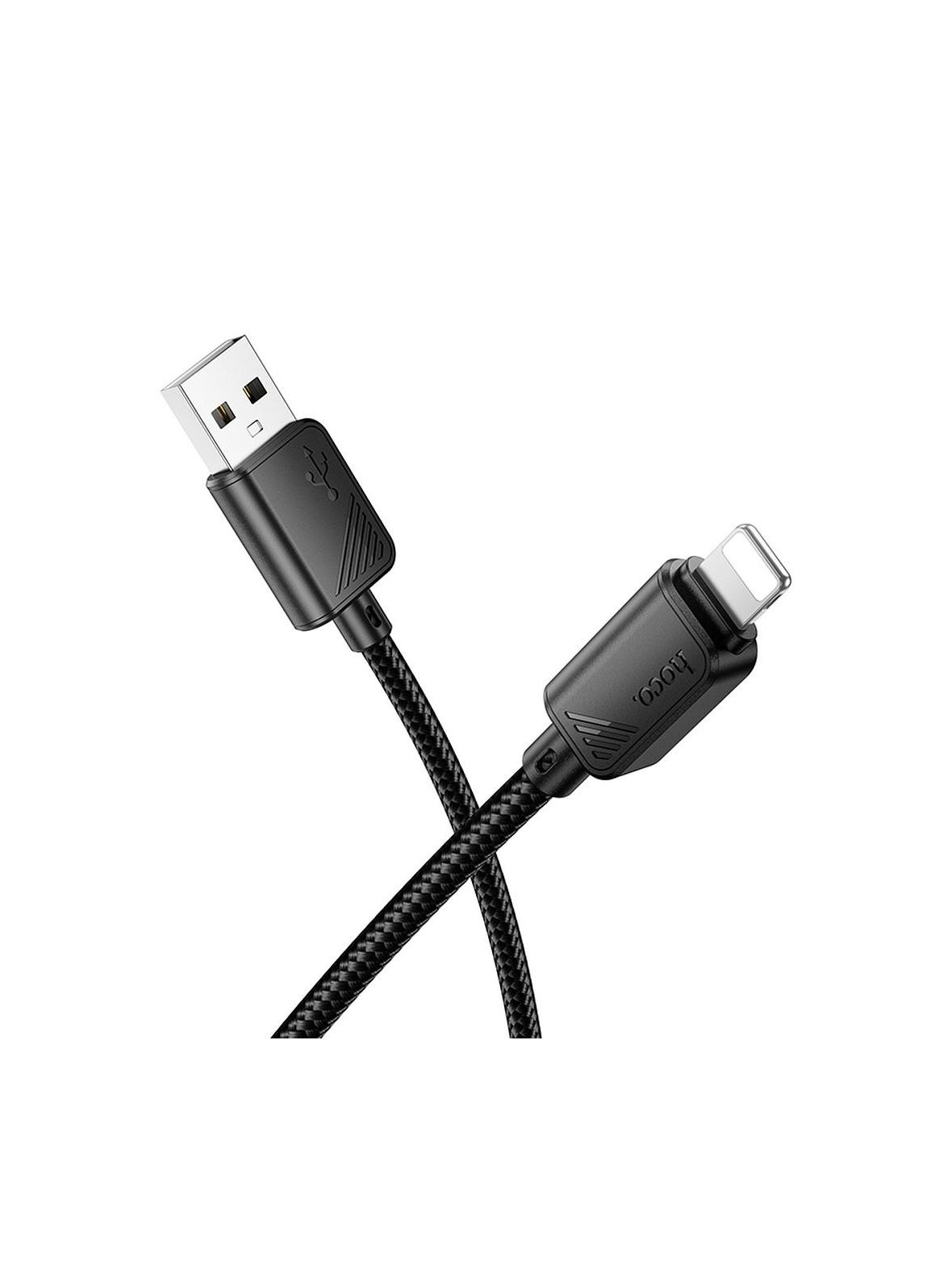 Kabel USB A do Lightning Hoco 2,4A 1 m X113 czarny