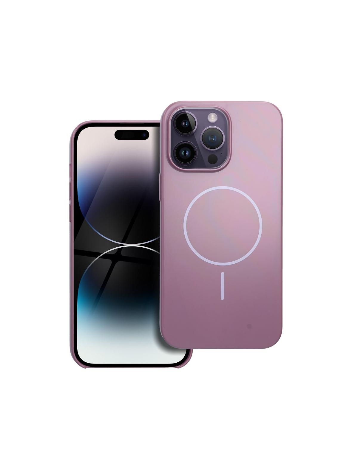 Glossy Mag Cover kompatybilny z MagSafe pasuje do IPHONE 14 PRO MAX fioletowy