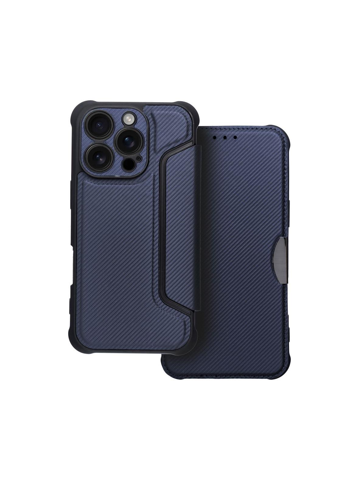 Kabura RAZOR Book do IPHONE 16 Pro niebieski