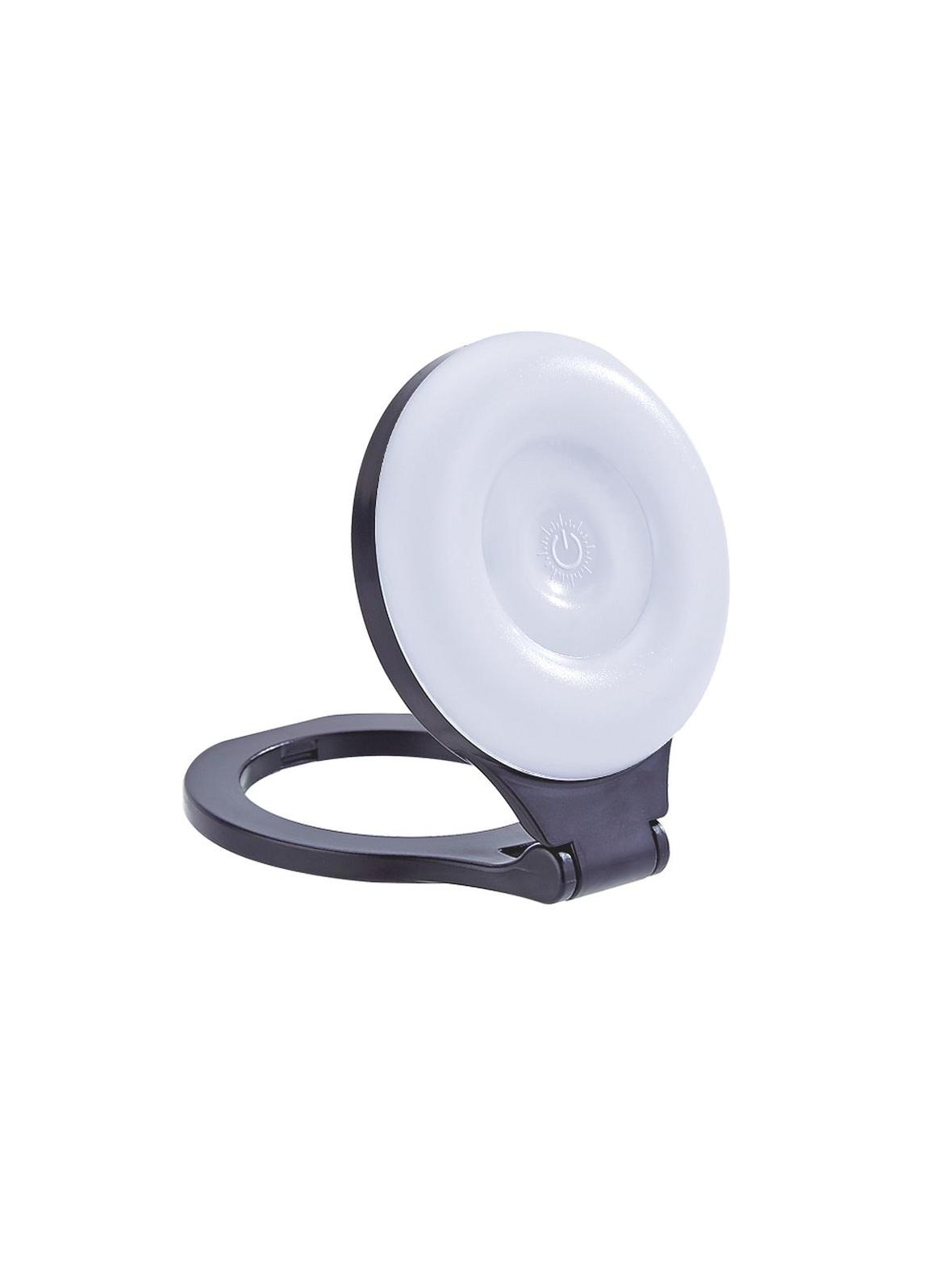 Podstawka magnetyczna do telefonu z lampką kompatybilna z MagSafe L8 czarna