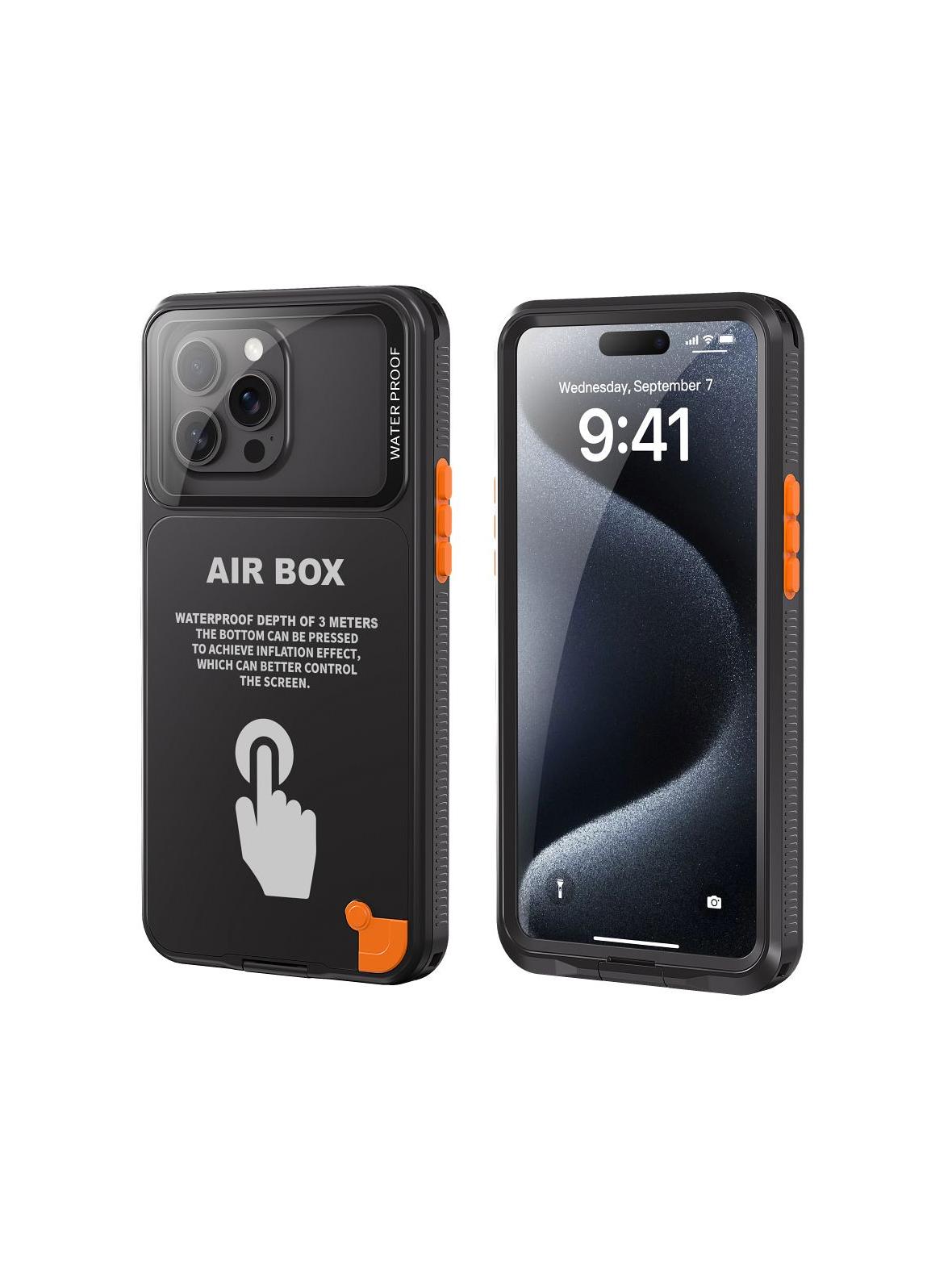 Futerał wodoodporny SHELLBOX AIRBOX 6.7 uniwersalny czarny