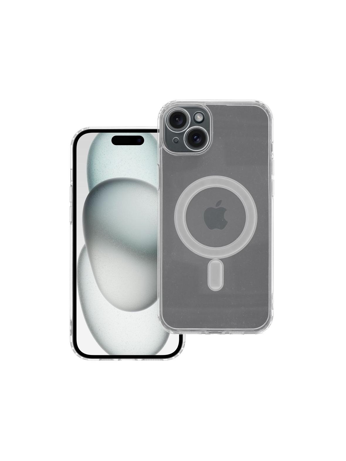 Futerał CLEAR MAG COVER z ochroną aparatu kompatybilny z MagSafe do IPHONE 15 Plus transparentny