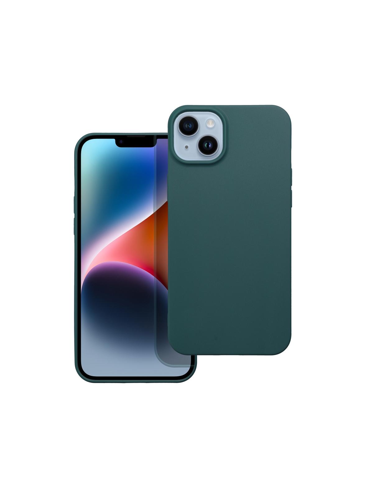 Futerał MATT do SAMSUNG A34 5G ciemnozielony