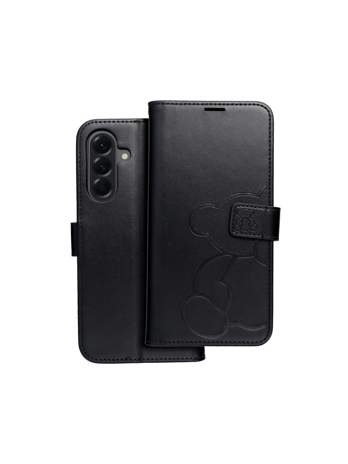 Kabura MEZZO Book do SAMSUNG A56 5G teddy bear czarny