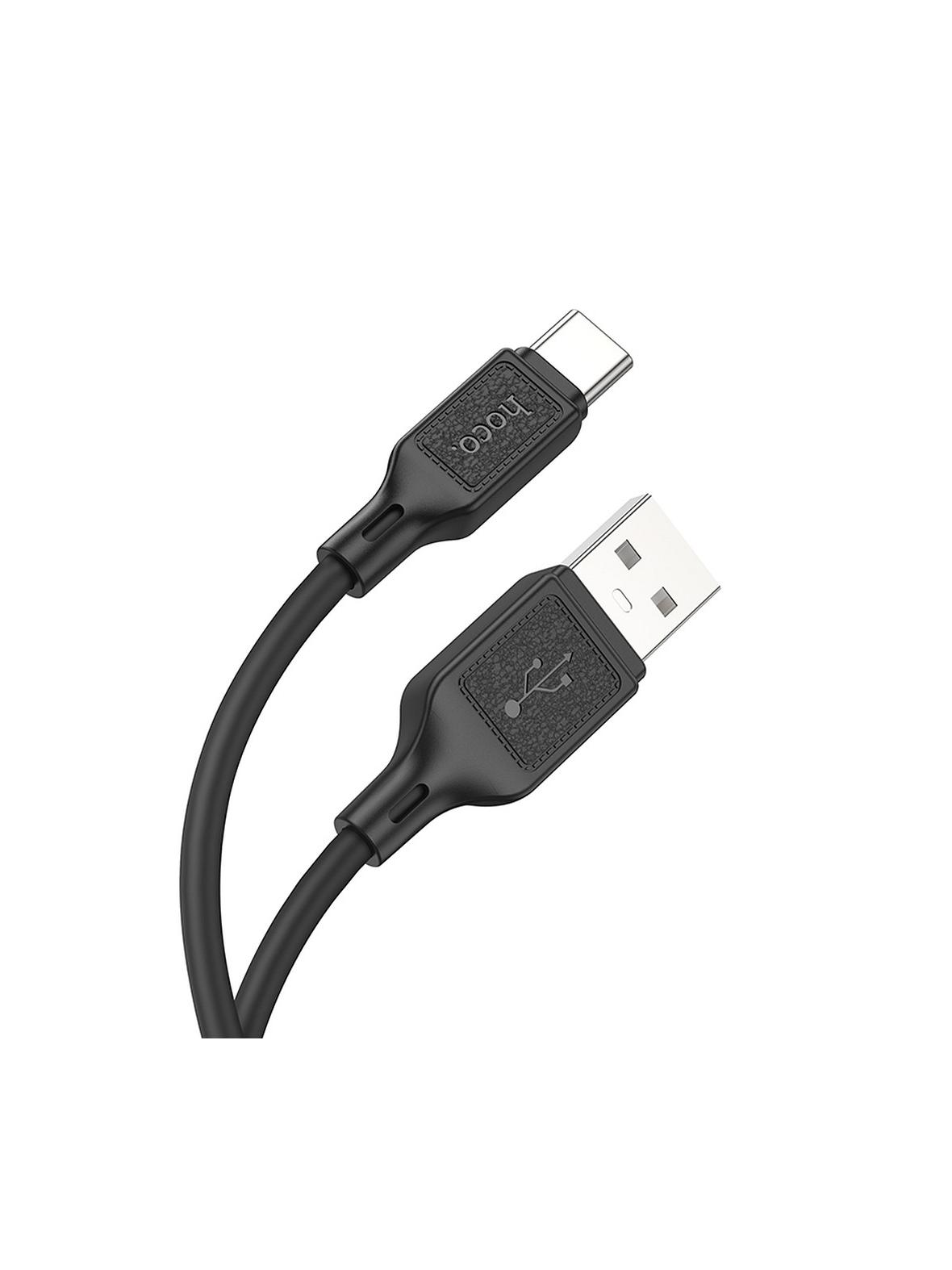 Kabel USB A do USB C Hoco 3A 1 m X90 czarny