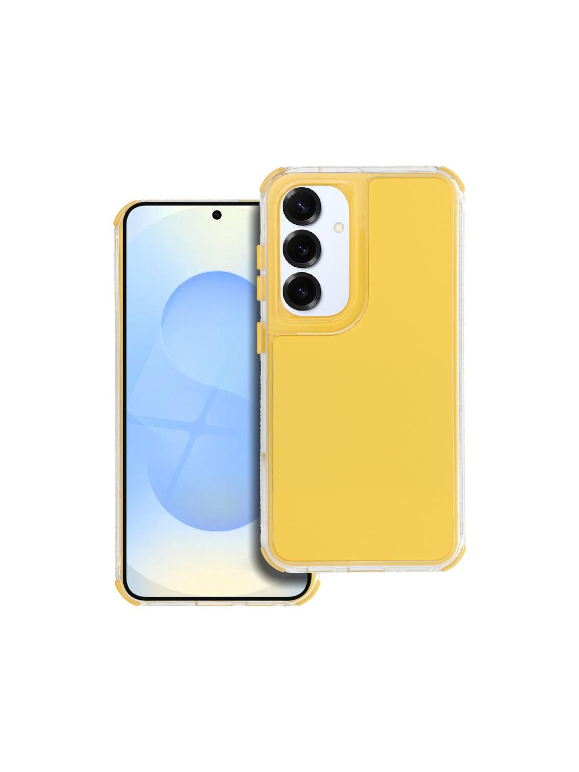 Futerał MATRIX do SAMSUNG S25 żółty