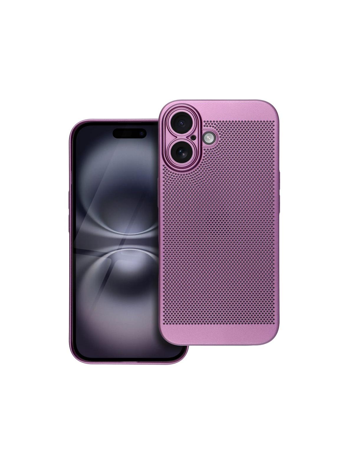 Futerał BREEZY do IPHONE 16 fioletowy