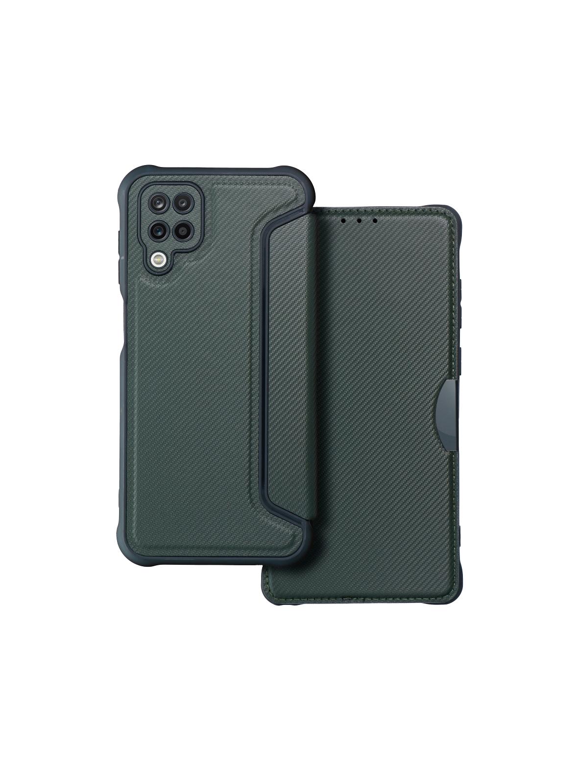 Kabura RAZOR Book do SAMSUNG A12 / M12 ciemnozielony