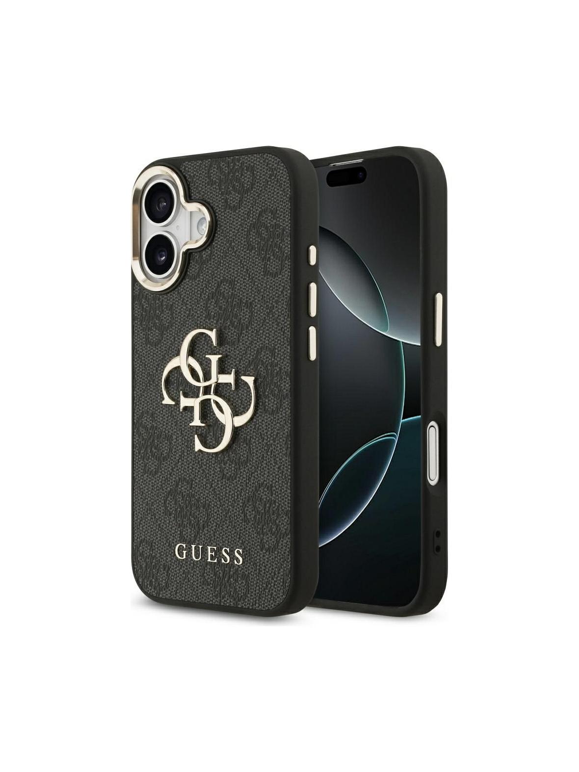 GUESS futerał do IPHONE 17 GUHCP17S4GMGCGR (PU W/ Big 4G Classic Logo) złoto czarny