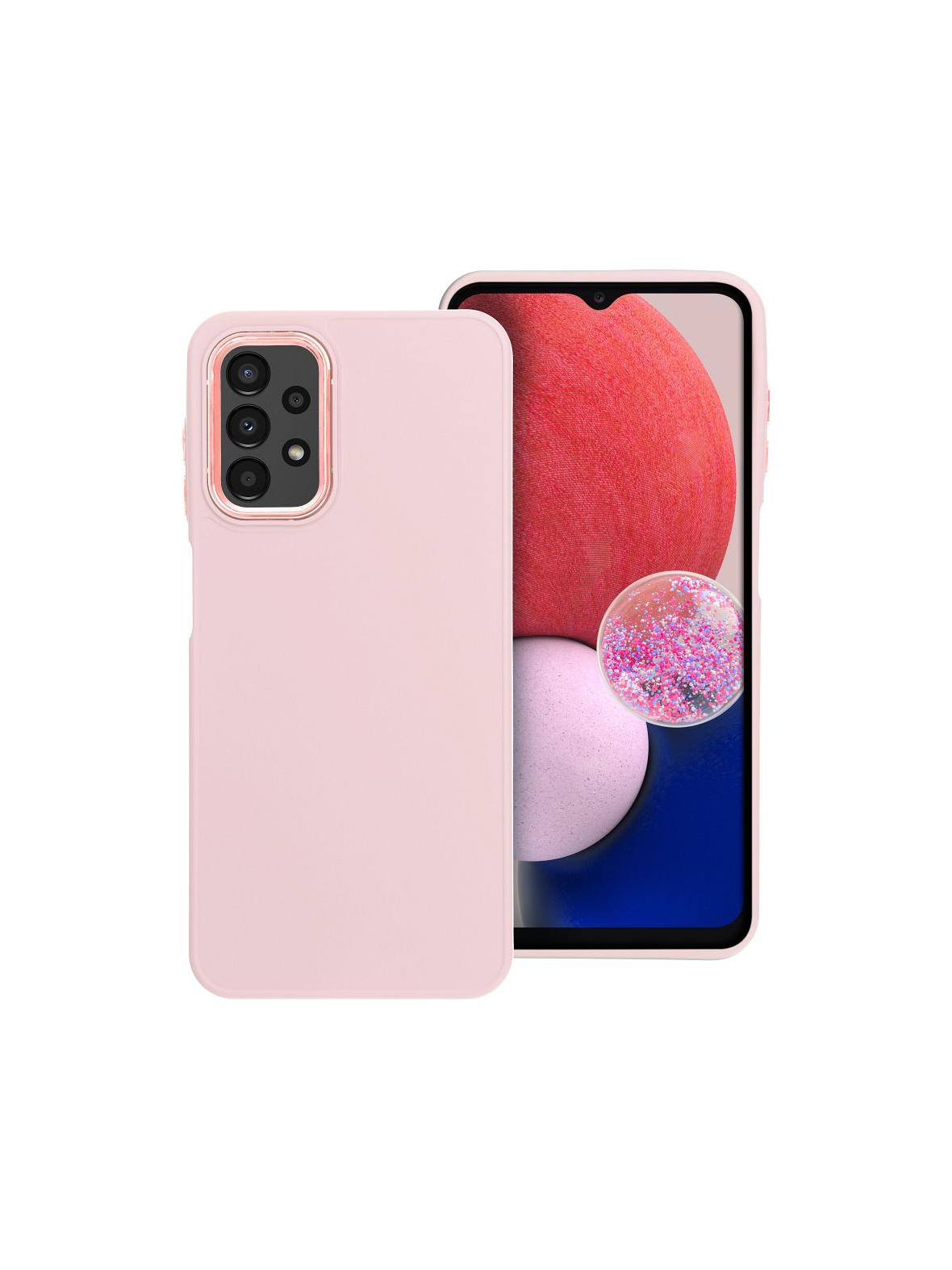 Futerał FRAME do SAMSUNG A13 4G pudrowy róż