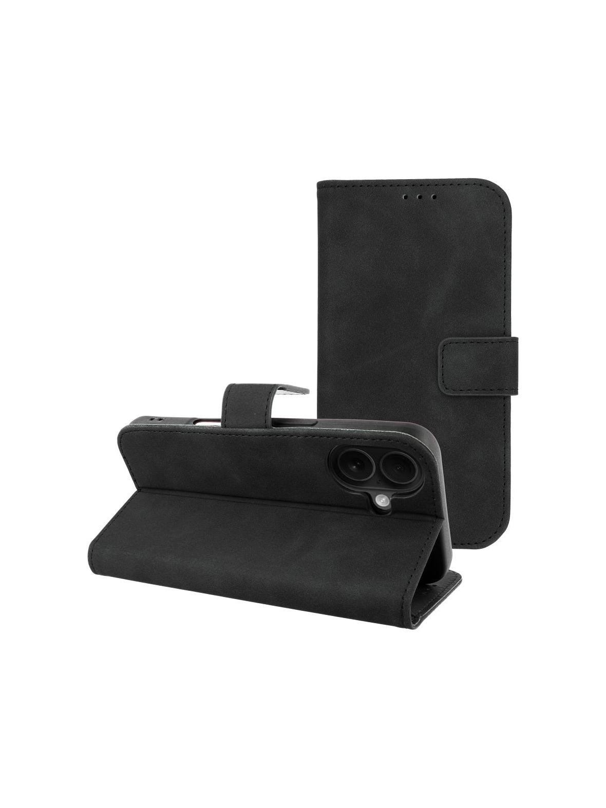 Kabura TENDER Book do IPHONE 16 czarny