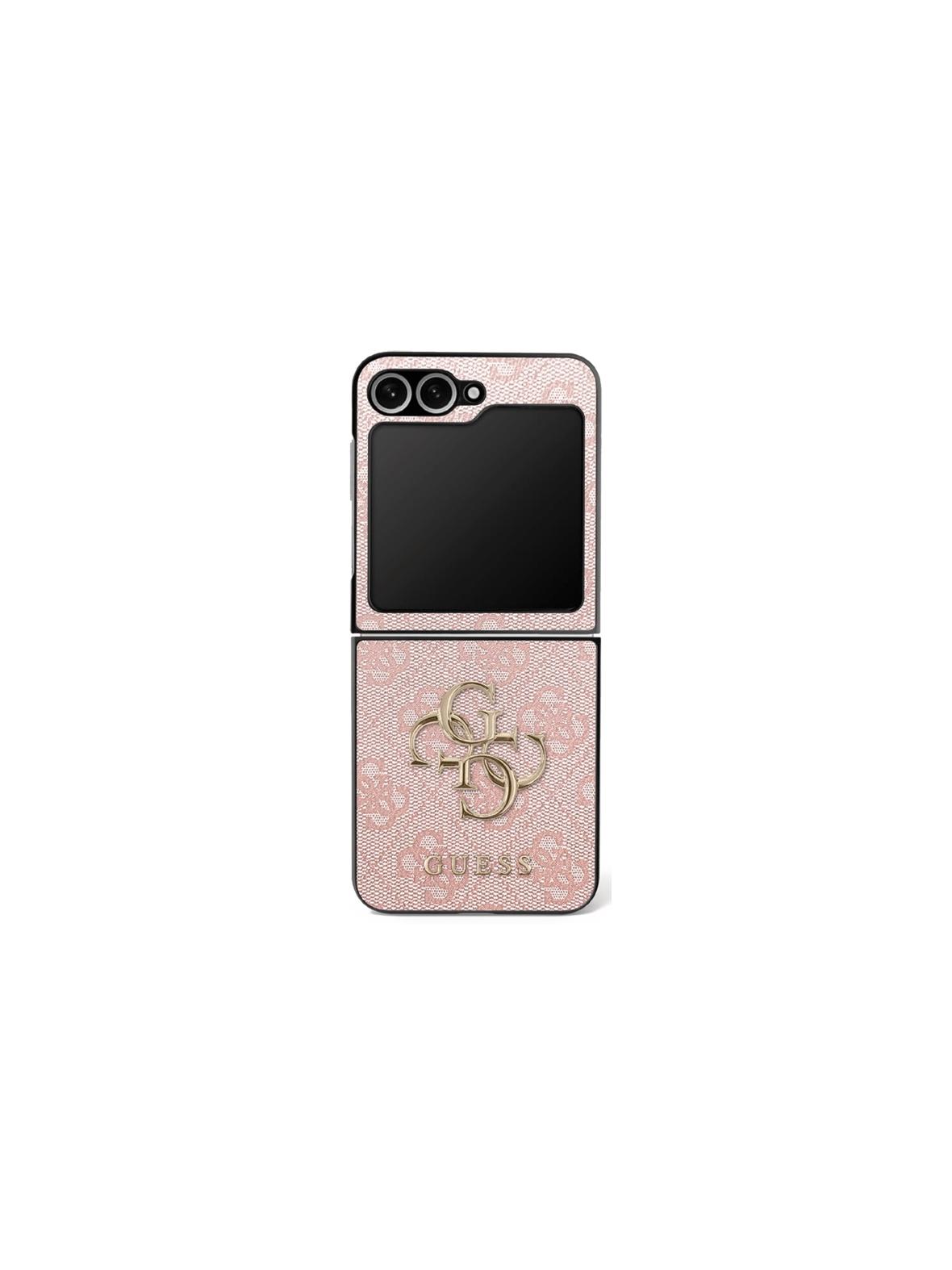 GUESS futerał do SAMSUNG Z Flip7 GUHCZF74GMGPI (PU Leather 4G Metal Logo) różowy