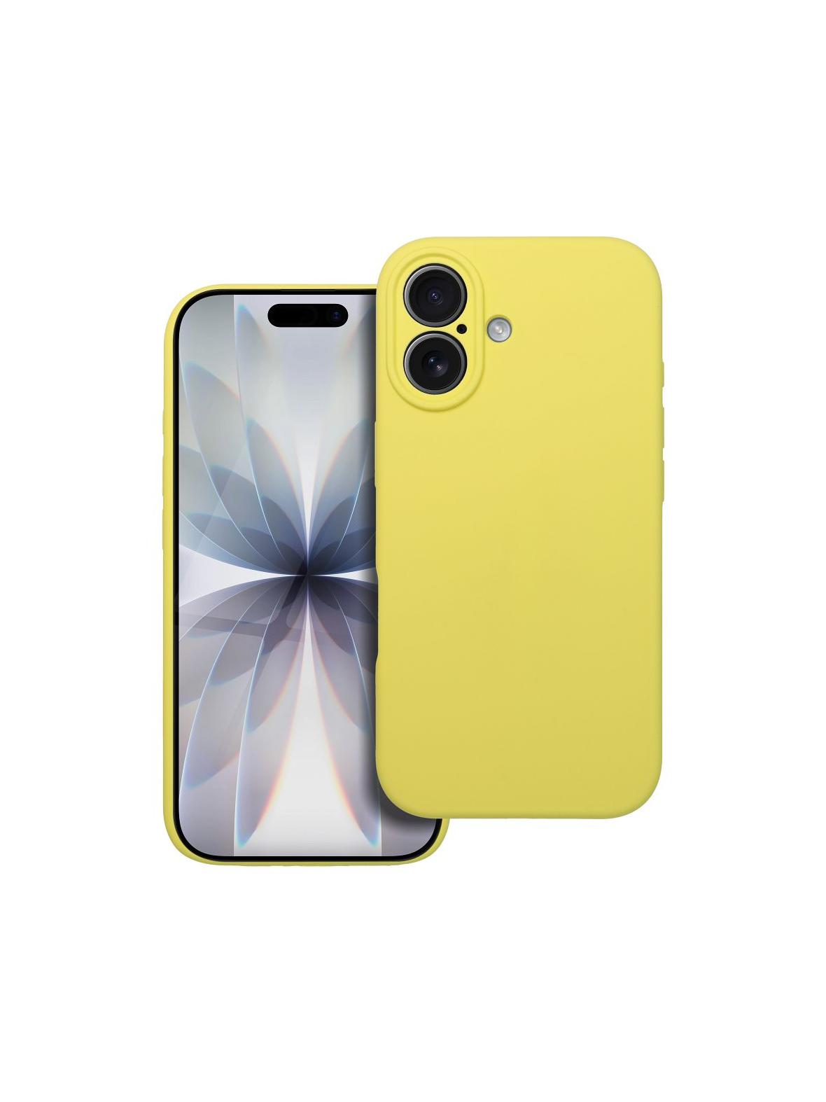 Futerał SILICONE 2mm do IPHONE 17 żółty