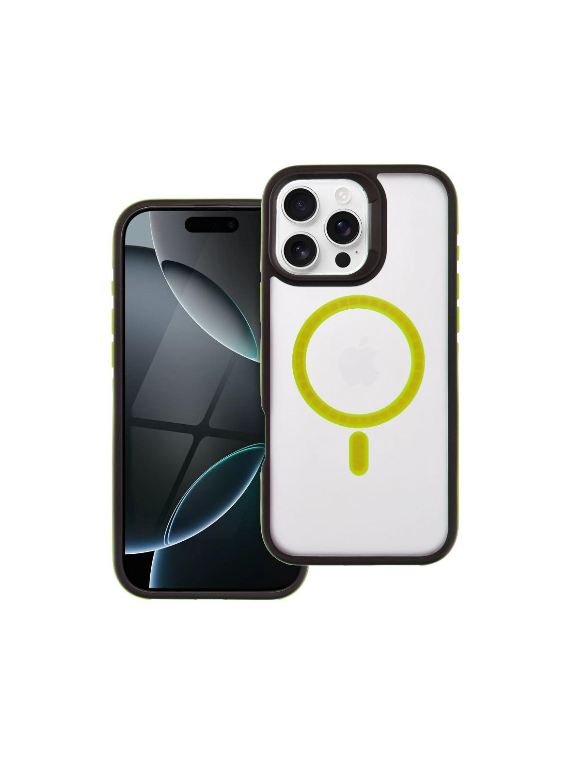 Futerał NEO do IPHONE 16 Pro Max kompatybilny z MagSafe żółty