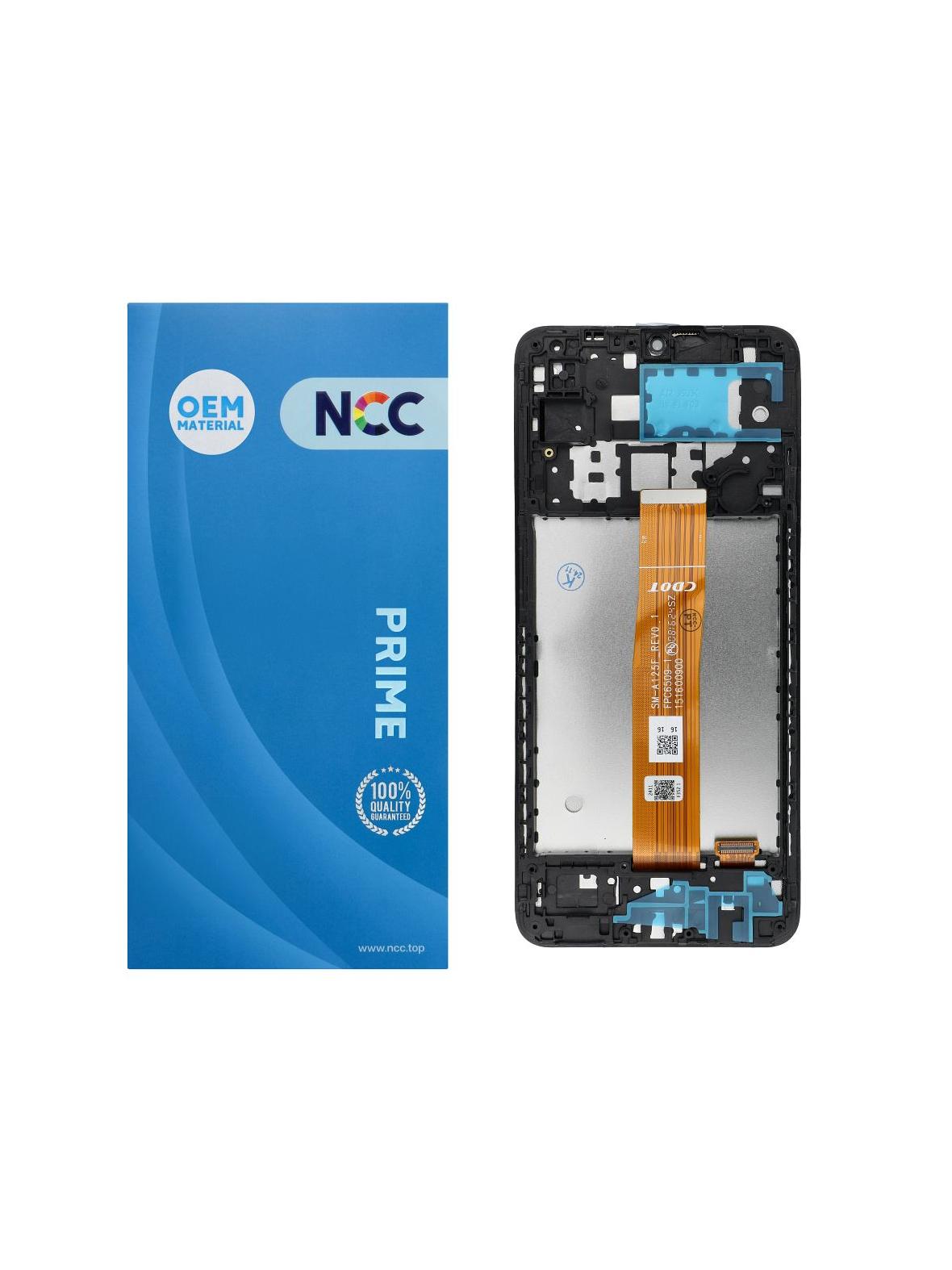 NCC Wyświetlacz LCD do SAMSUNG  A12 A125F/U/W/M OEM z ramką