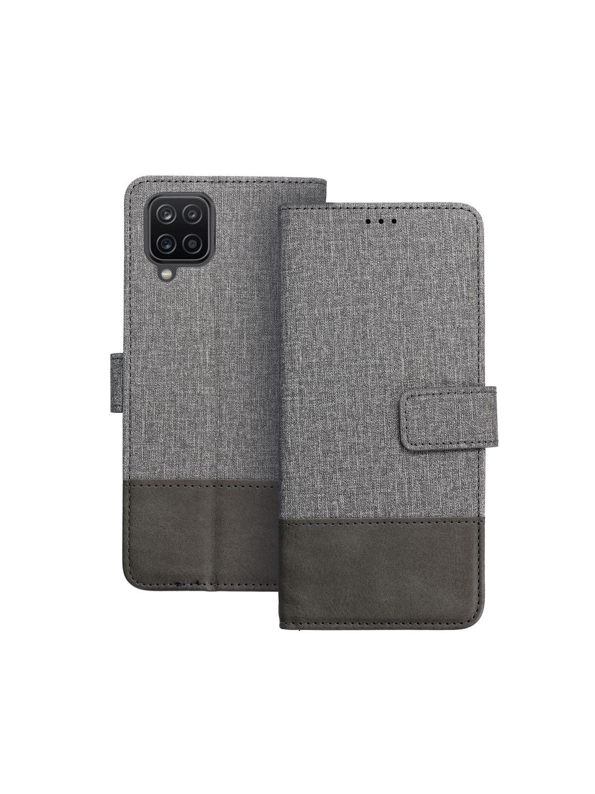 Kabura GOMMA Book do SAMSUNG A12 / M12 szary