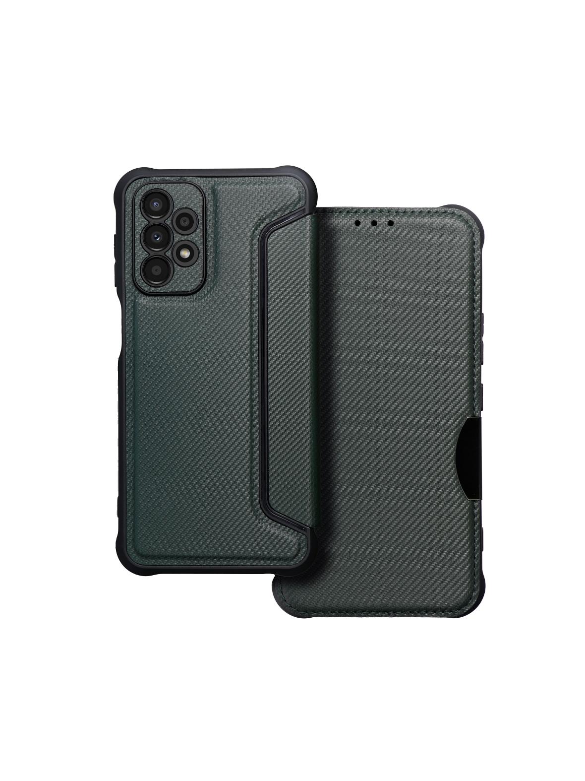 Kabura RAZOR Book do SAMSUNG A23 5G ciemnozielony