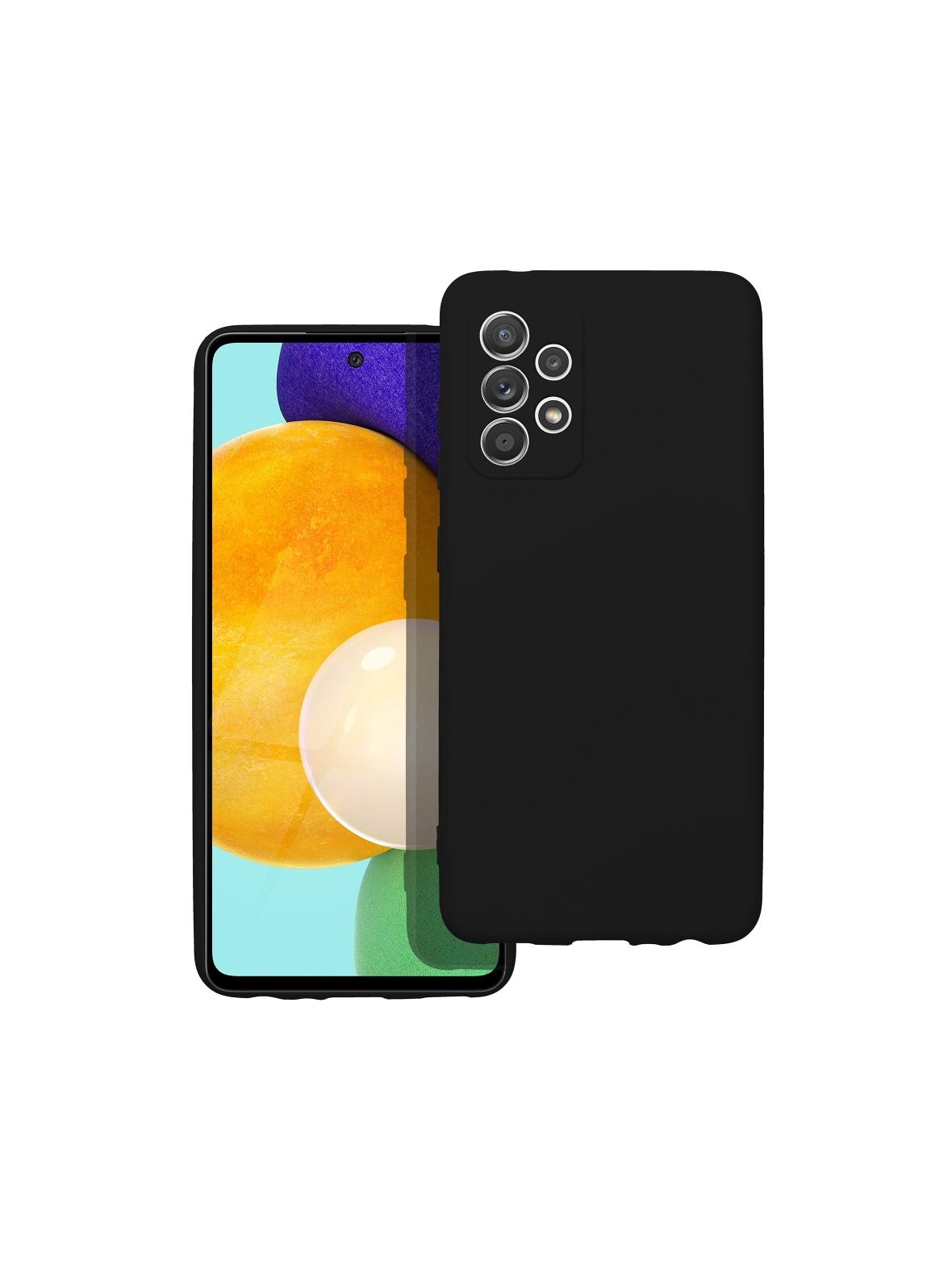 Futerał SILICONE do SAMSUNG A52 5G / A52 LTE ( 4G ) / A52S czarny