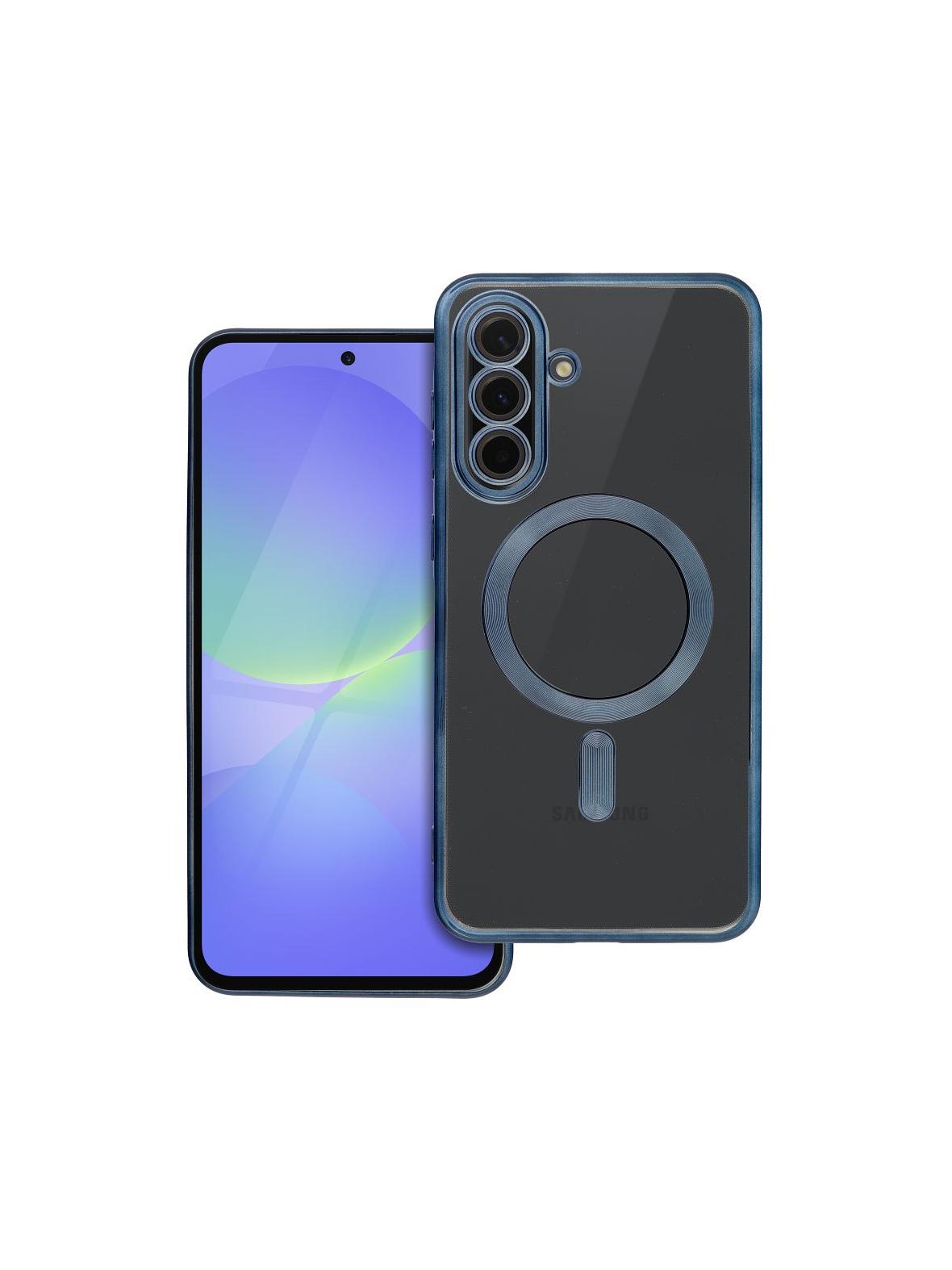 Futerał ELECTRO MAG COVER kompatybilny z MagSafe do SAMSUNG A36 tytanowy niebieski