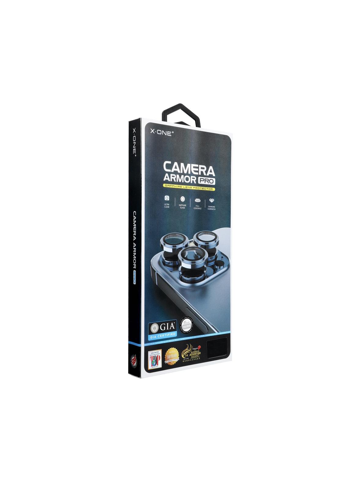 Szkło szafirowe X-ONE na obiektyw aparatu Camera Armor Pro - do iPhone 15 Pro/15 Pro Max