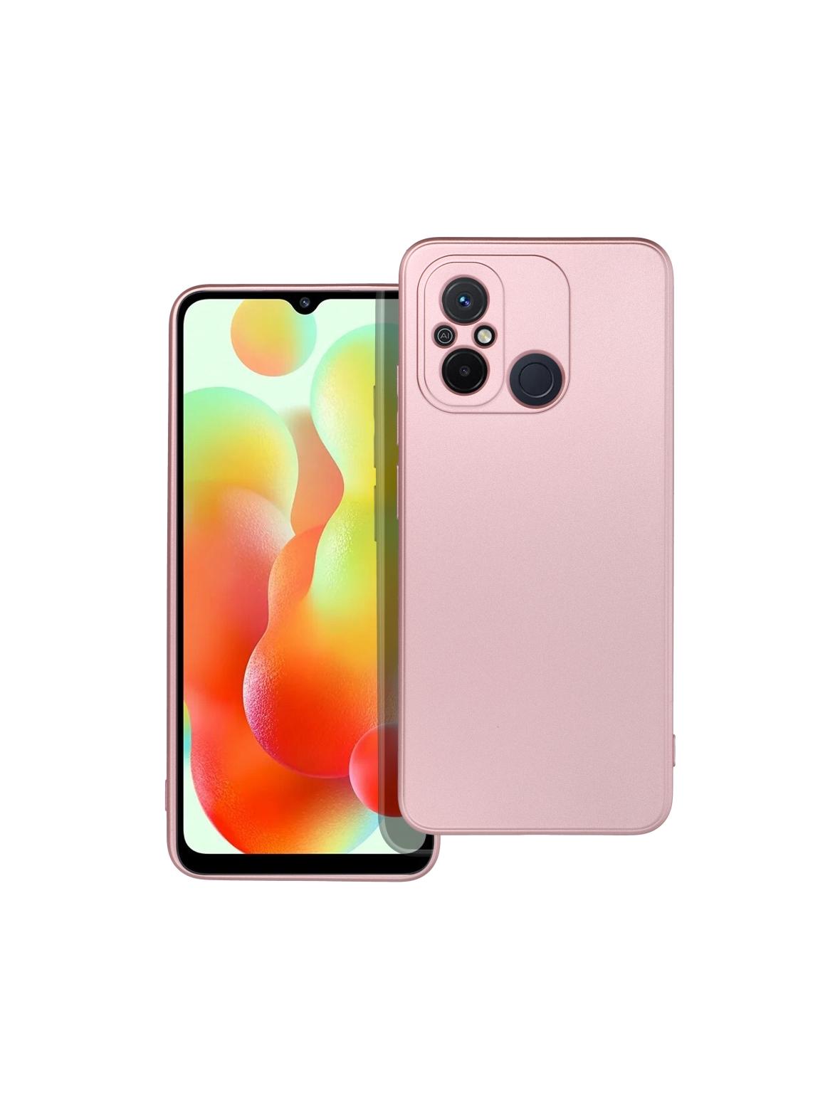 Futerał METALLIC do XIAOMI Redmi 12C różowy