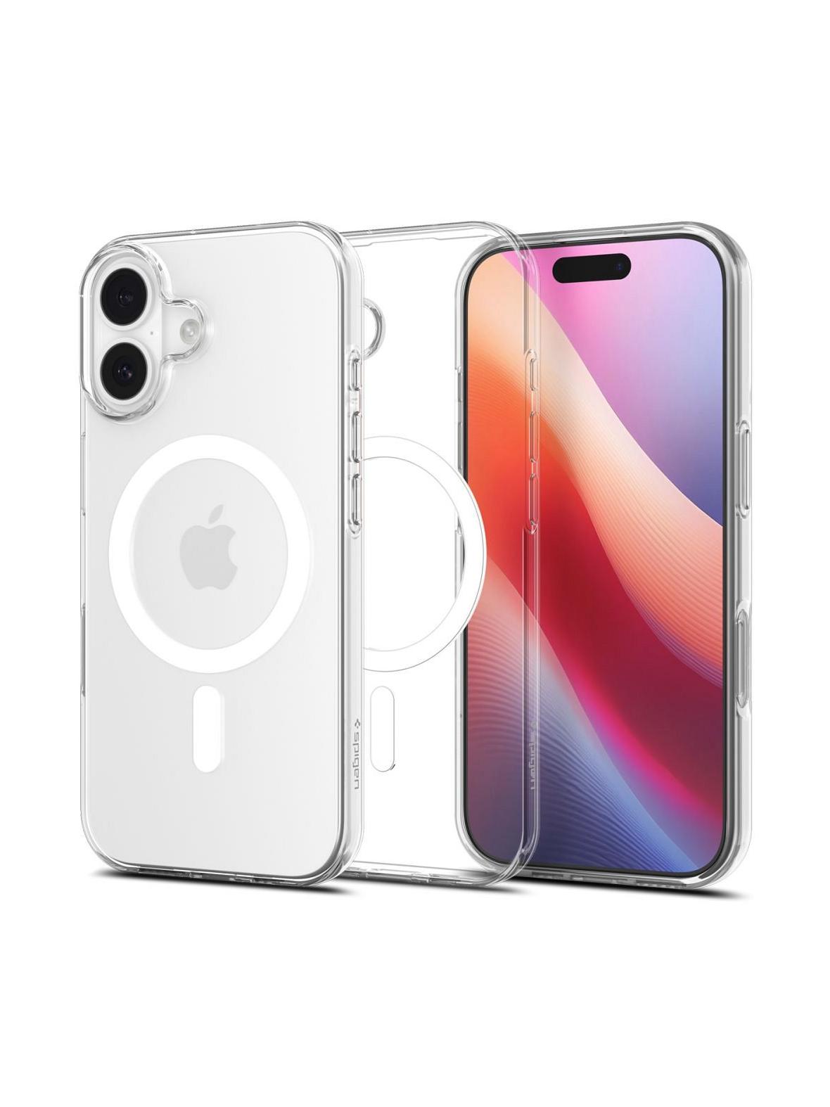 SPIGEN futerał LIQUID CRYSTAL MAG MAGSAFE IPHONE 17 CLEAR/WHITE