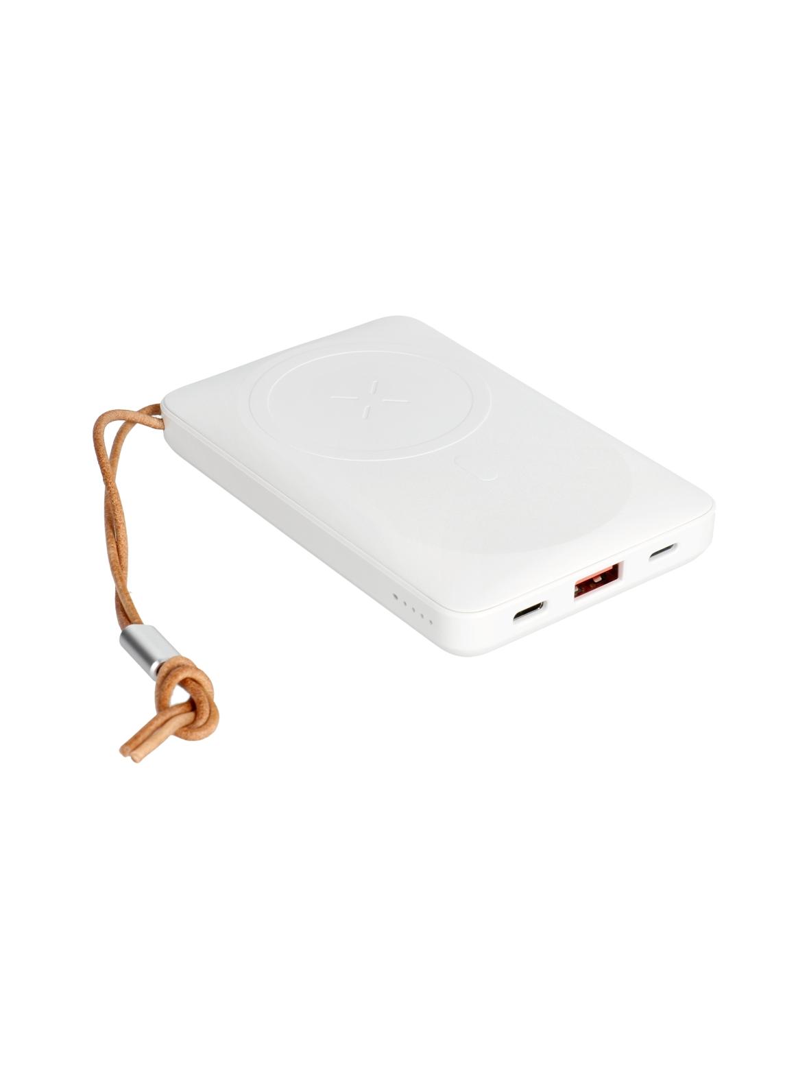 Powerbank zgodny z MagSafe Veger MagOn (VP1151 / W1151) PD QC3.0 2A 20W z ładowaniem indukcyjnym 10000 mAh biały