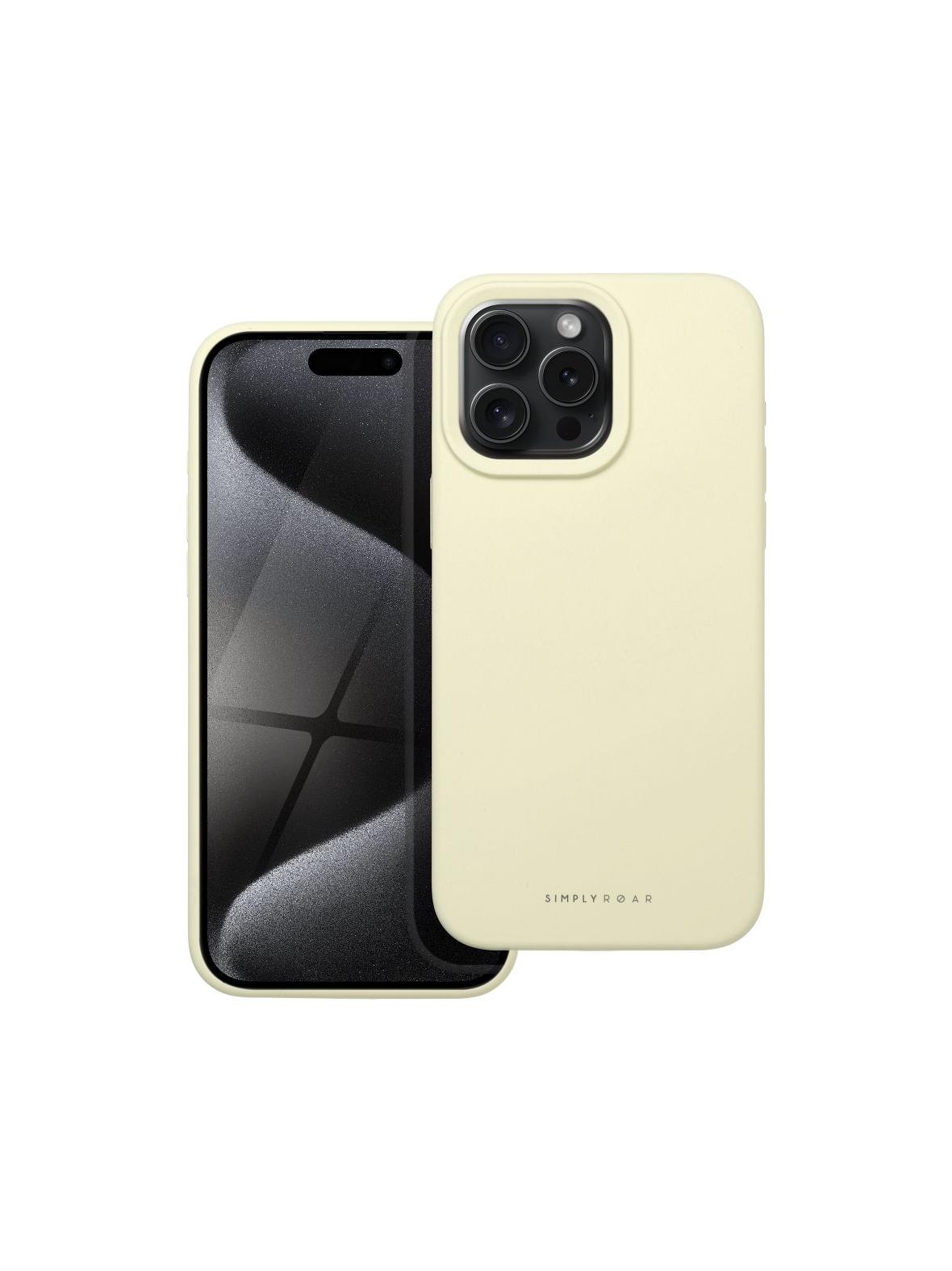 ROAR futerał CLOUD SKIN do IPHONE 15 Pro Max Jasnożółty