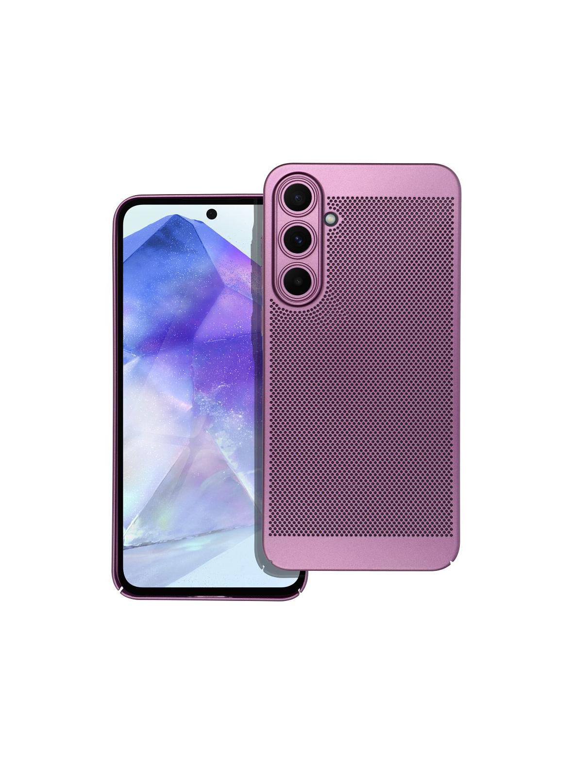 Futerał BREEZY do SAMSUNG A55 5G fioletowy