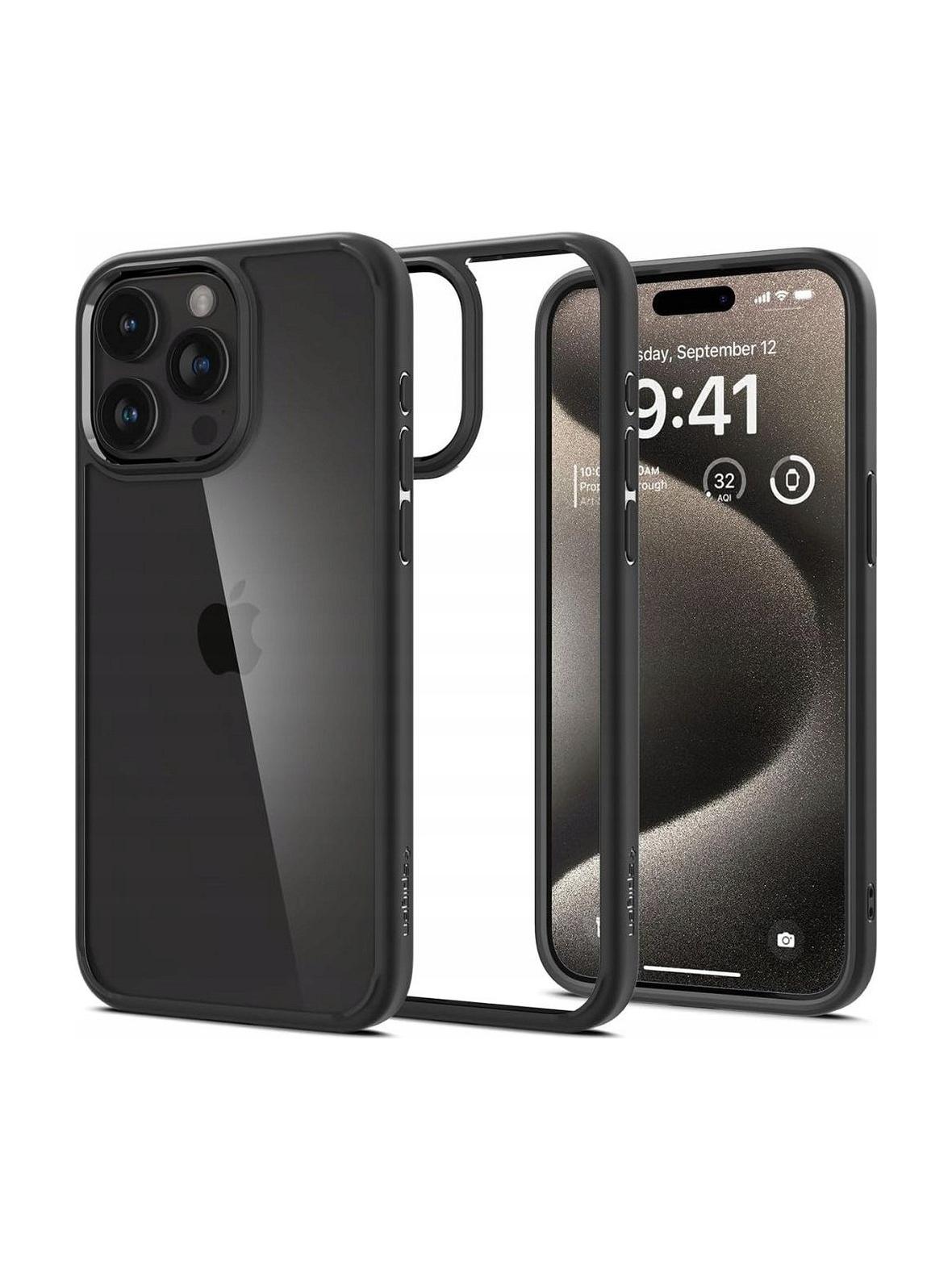 SPIGEN futerał ULTRA HYBRID do IPHONE 16 Pro matte black