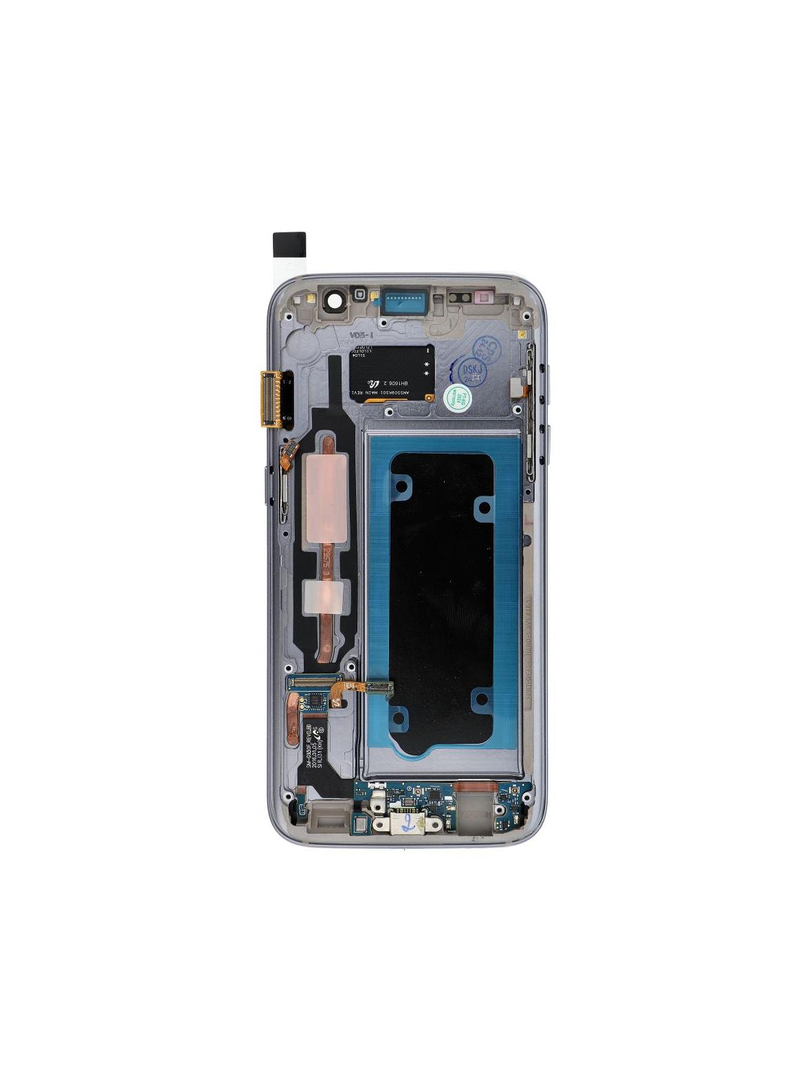 FixCell wyświetlacz LCD do SAMSUNG S7 z ramką czarny (odnowiony)