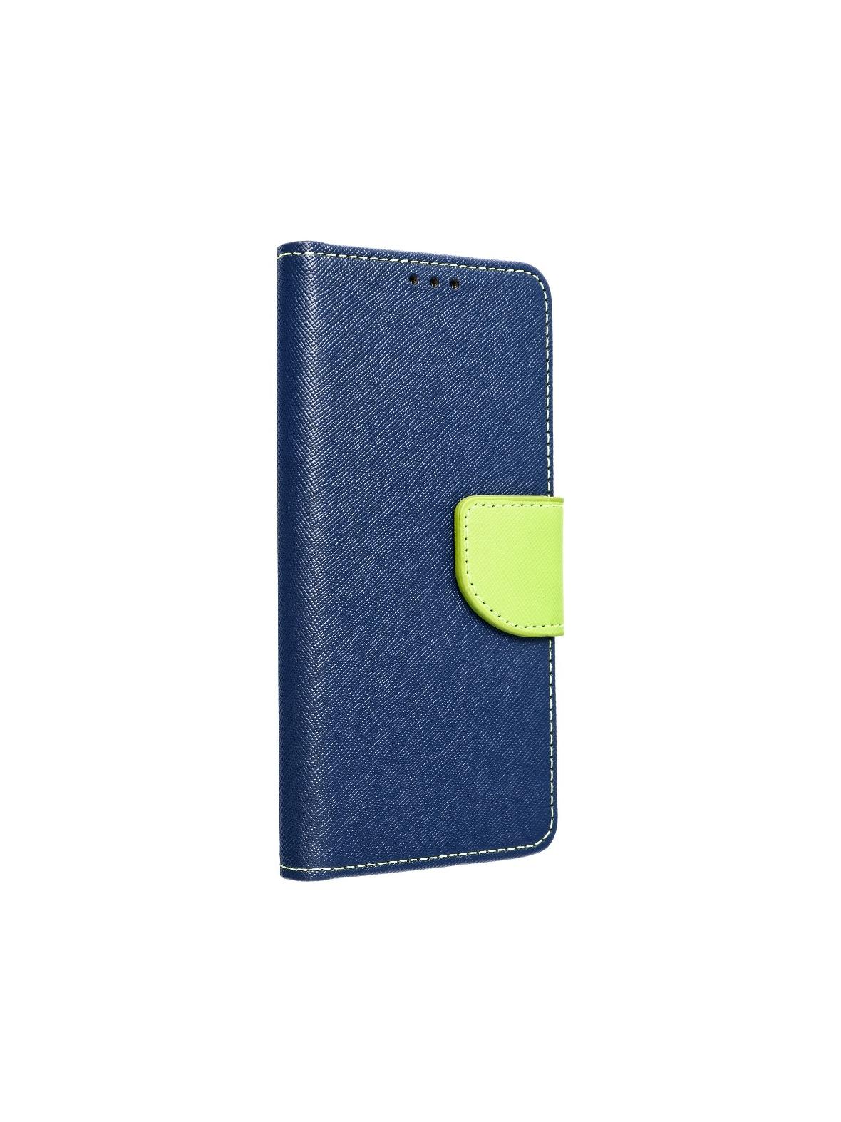 Kabura FANCY Book do XIAOMI Redmi 10 granatowo limonkowy