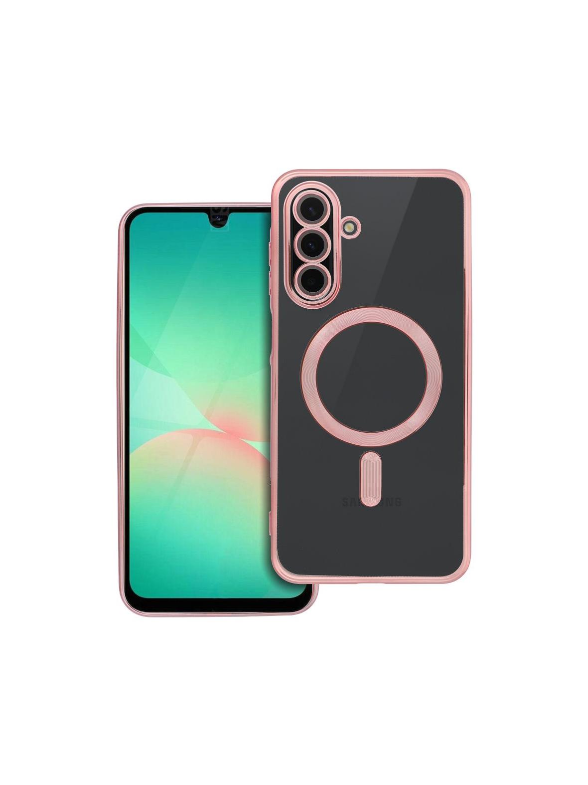 Futerał ELECTRO MAG COVER kompatybilny z MagSafe do SAMSUNG A26 złoty róż