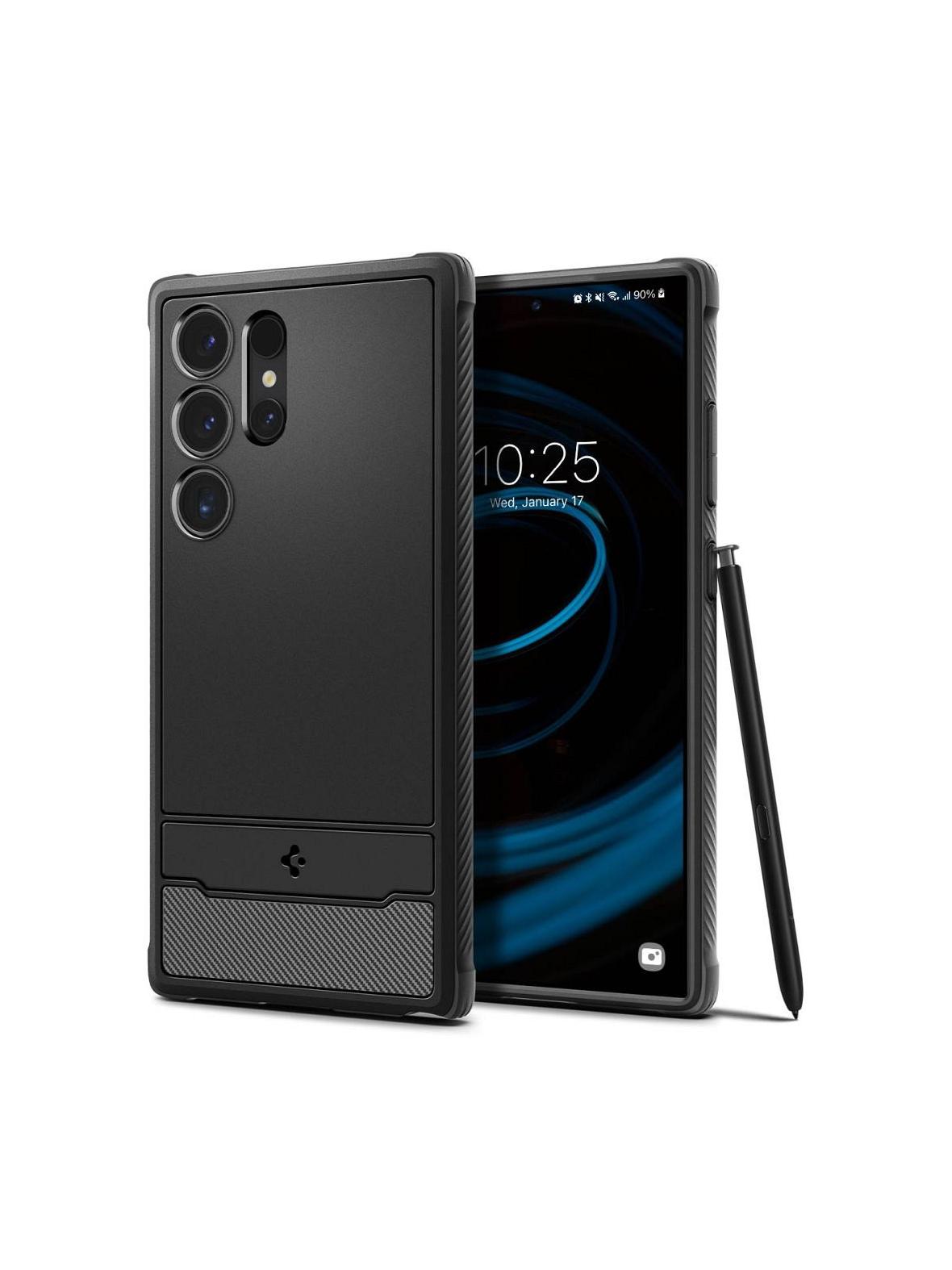 SPIGEN futerał RUGGED ARMOR do SAMSUNG S24 Ultra matte black