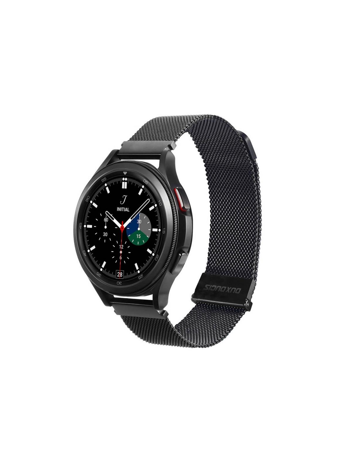 DUX DUCIS pasek MILANESE magnetyczny ze stali nierdzewnej 22 mm czarny