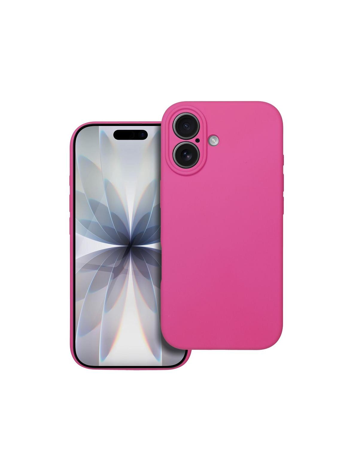 Futerał SILICONE 2mm do IPHONE 17 róż