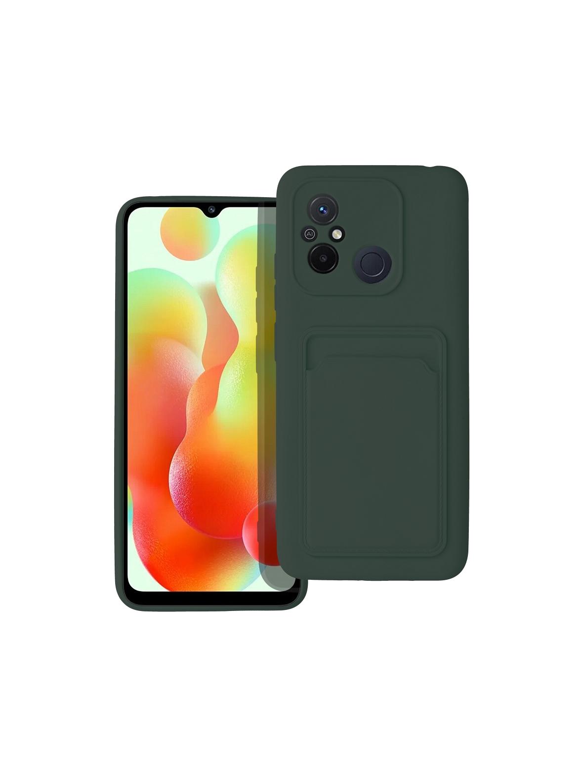 Futerał CARD CASE do XIAOMI Redmi 12C zielony