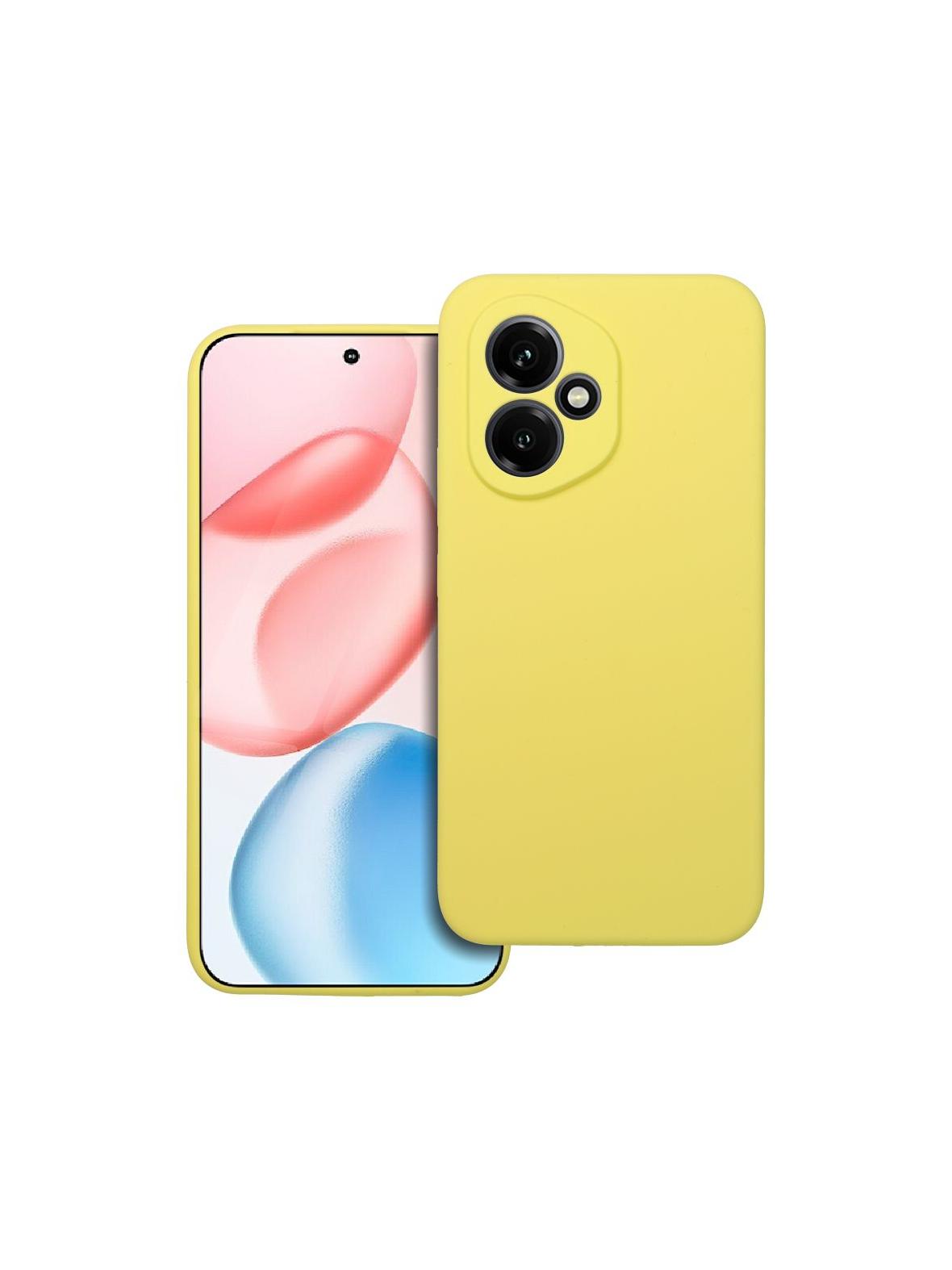 Futerał SILICONE 2mm do HONOR 400 5G żółty