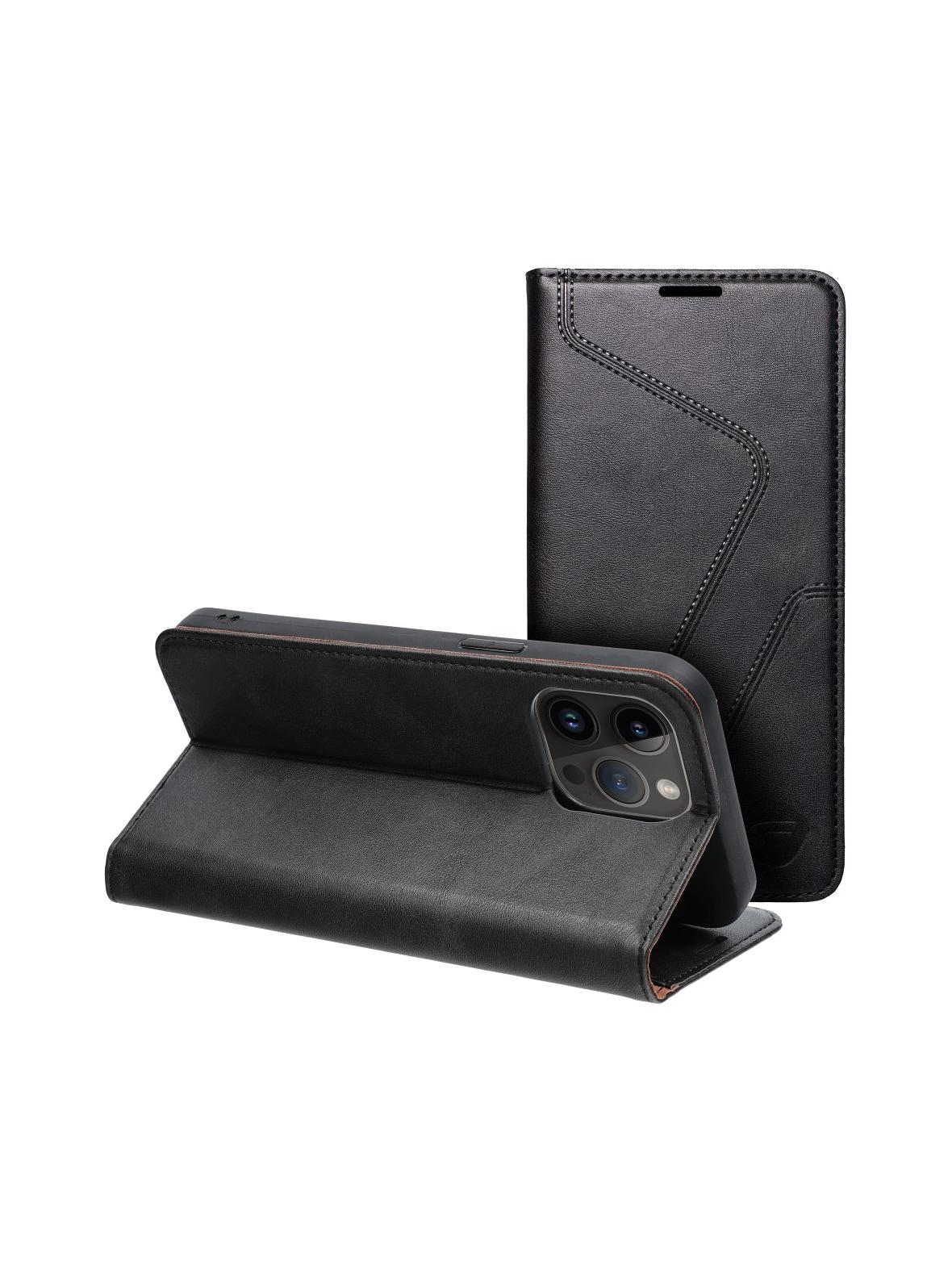 Pokrowiec na iPhone 14 PRO MAX Forcell F-Protect RFID Blocker Book czarny