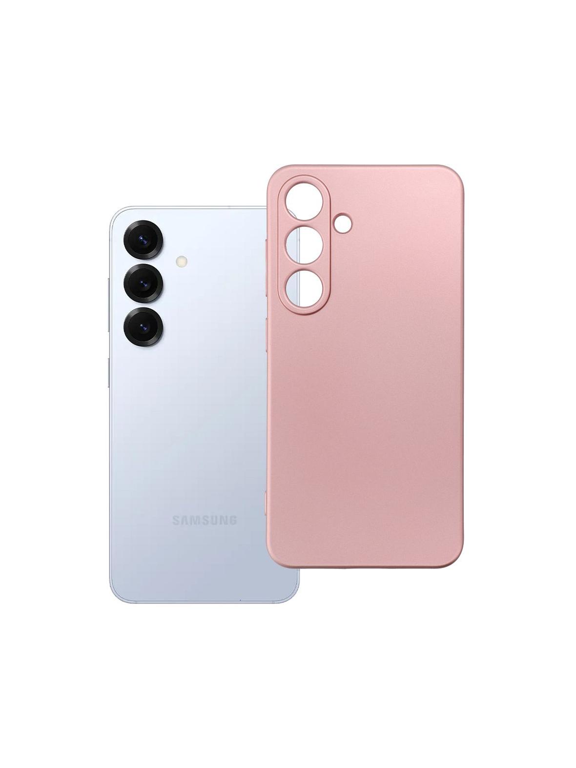 Futerał METALLIC do SAMSUNG S25 różowy