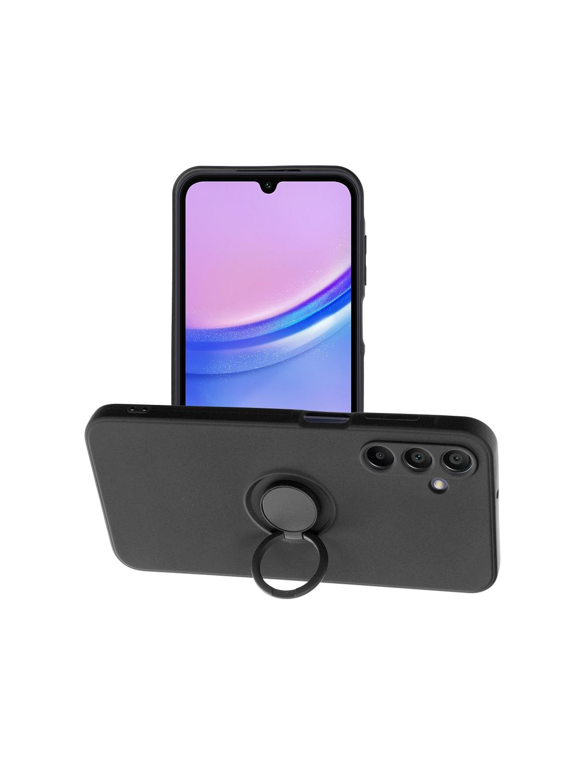 Futerał SILICONE RING do SAMSUNG A15 5G / A15 4G czarny