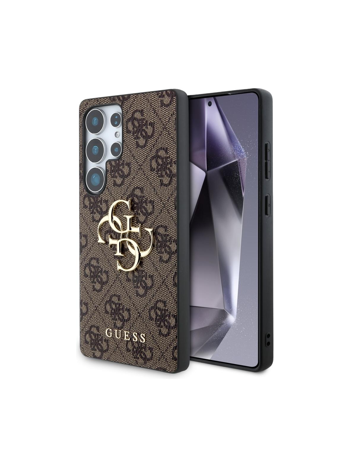 GUESS futerał do SAMSUNG S25 Ultra GUHCS25L4GMGBR (4G PU Big Logo) brązowy
